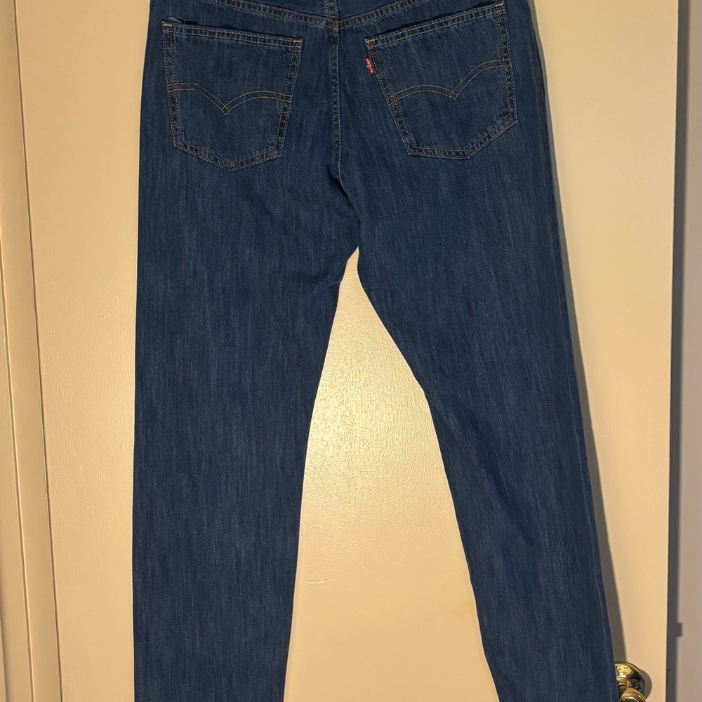 Levi's Blue Straight Leg Jeans for Women 80s Mom